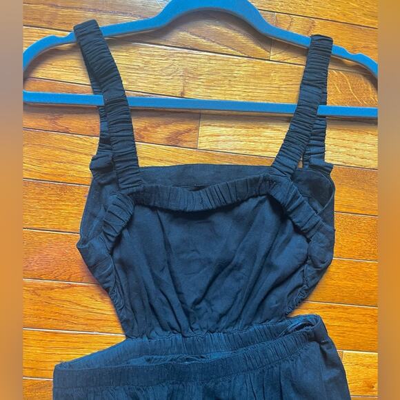 Abercrombie Black Backless Cutout Maxi Dress NWT - Picture 4 of 4
